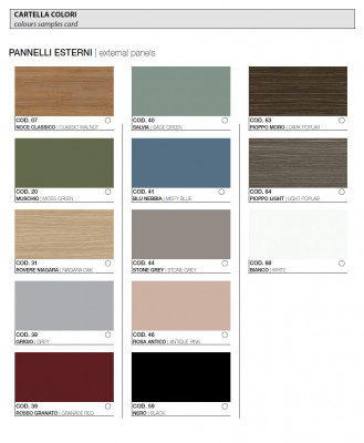 Cartella Colori Pronto Pannelli Esterni